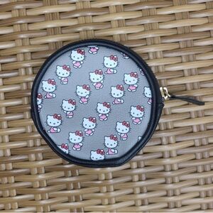 Hello Kitty Gray & Pink Kids Coin Pouch.
